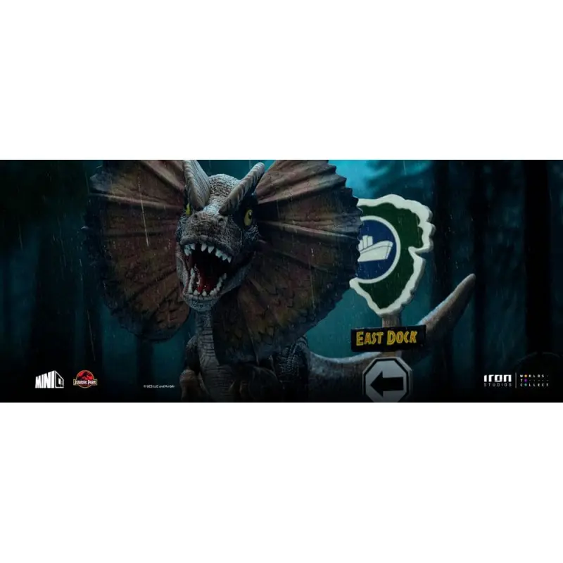 Jurassic Park figurine Mini Co. PVC Dilophosaurus 12 cm | 0618231955152