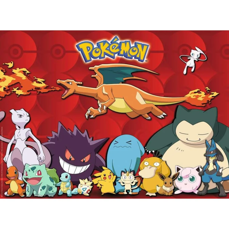 Pokémon - Puzzle 100 p XXL - Mes Pokémon préférés | 4005556109340