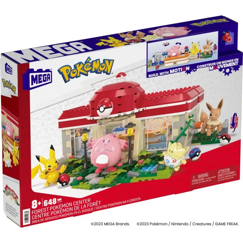 Pokémon jeu de construction Mega Construx Centre Pokémon de la forêt | 0194735149681