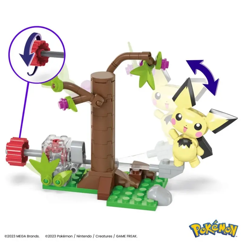 Pokémon jeu de construction Mega Construx La cueillette de Pichu | 0194735154678