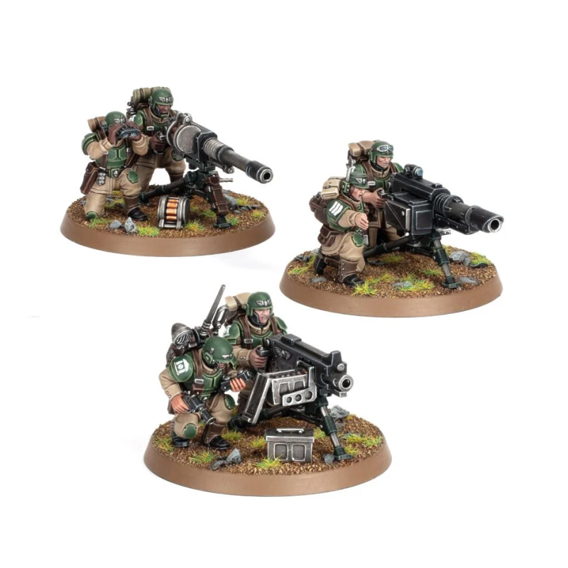 Jeu : Warhammer 40,000 - Astra Militarum : Escouade D'Armes Lourdes

éditeur : Games Workshop