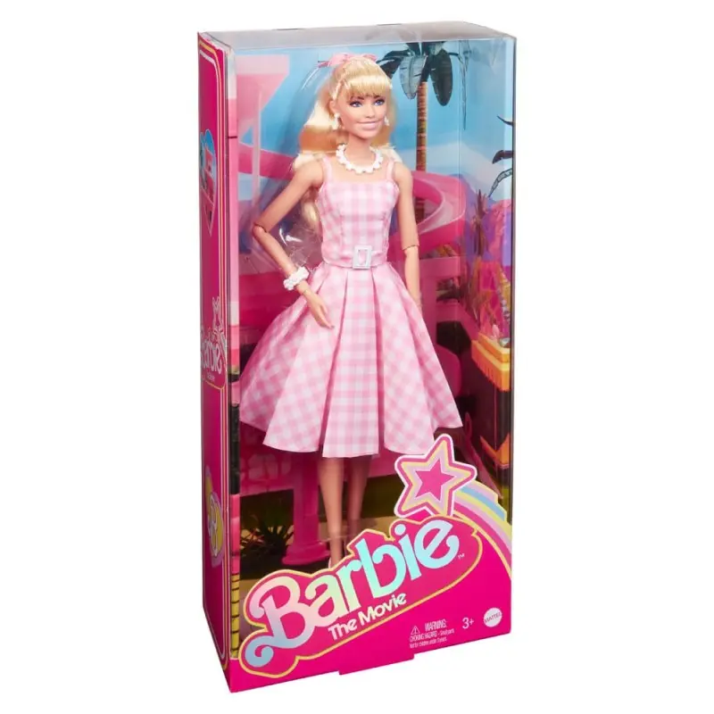 Barbie The Movie poupée Barbie in Pink Gingham Dress | 0194735160709