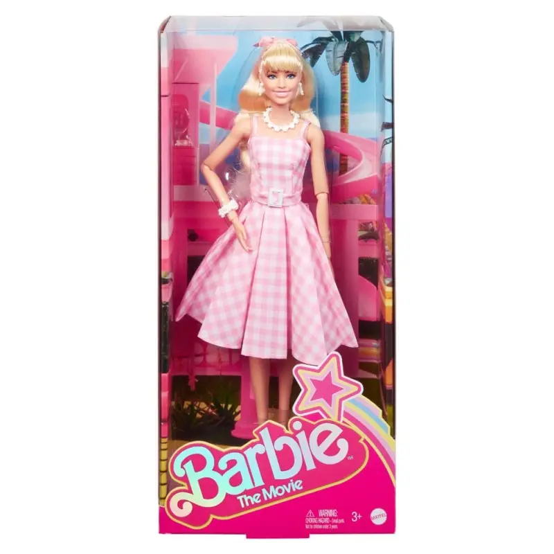 Barbie The Movie poupée Barbie in Pink Gingham Dress | 0194735160709