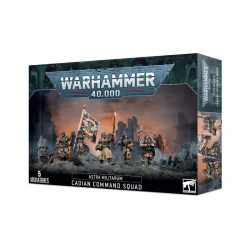 Warhammer 40,000 - Astra Militarum : Escouade De Commandement Cadienne