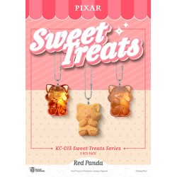 Pixar pack 3 porte-clés Sweet Treats Series 4 cm 