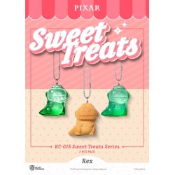 Pixar pack 3 porte-clés Sweet Treats Series 4 cm 