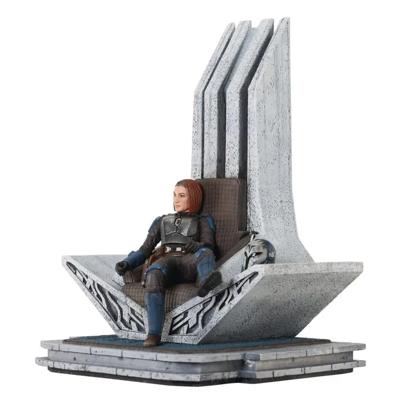 Star Wars: The Mandalorian statuette Premier Collection 1/7 Bo-Katan Kryze on Throne 35 cm | 0699788850213