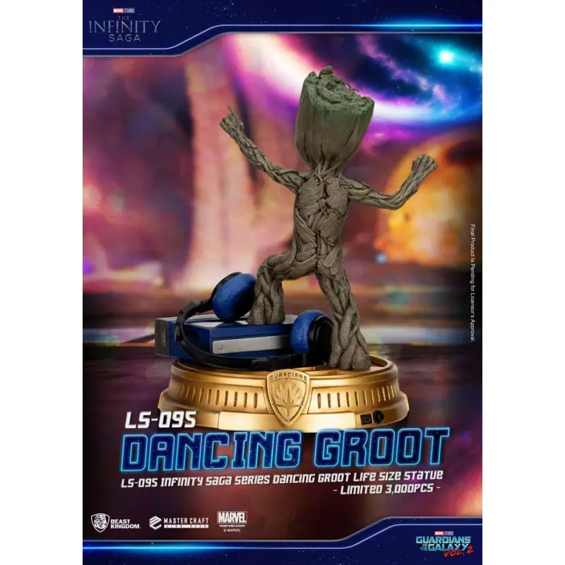 Les Gardiens de la Galaxie 2 statuette 1/1 Dancing Groot heo EU Exclusive 32 cm | 4711385242737