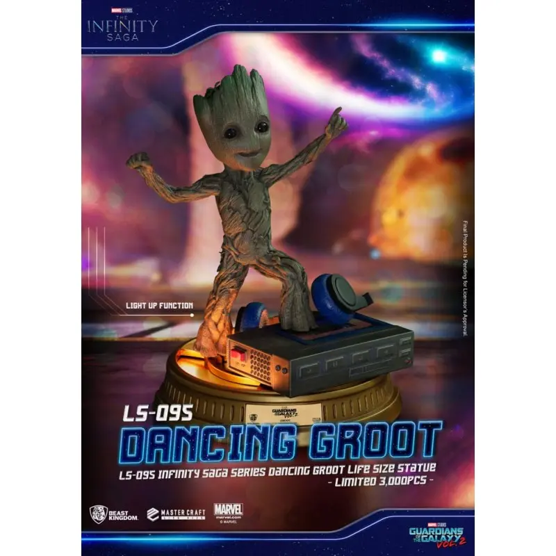 Les Gardiens de la Galaxie 2 statuette 1/1 Dancing Groot heo EU Exclusive 32 cm | 4711385242737