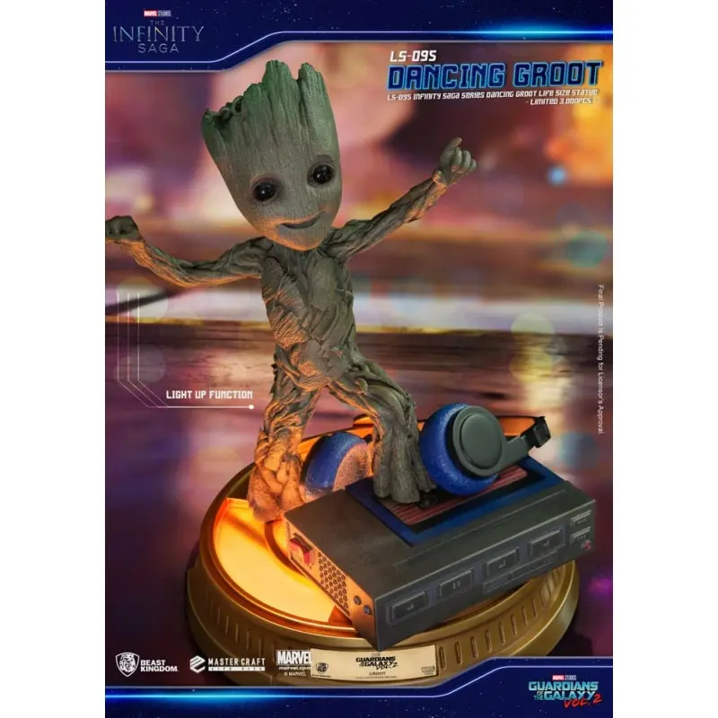 Les Gardiens de la Galaxie 2 statuette 1/1 Dancing Groot heo EU Exclusive 32 cm | 4711385242737