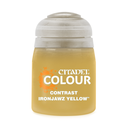 produit : Contrast Ironjawz Yellow 18MLmarque : Games Workshop / Citadel produit : Contrast Ironjawz Yellow 18MLmarque : Games Workshop / Citadel