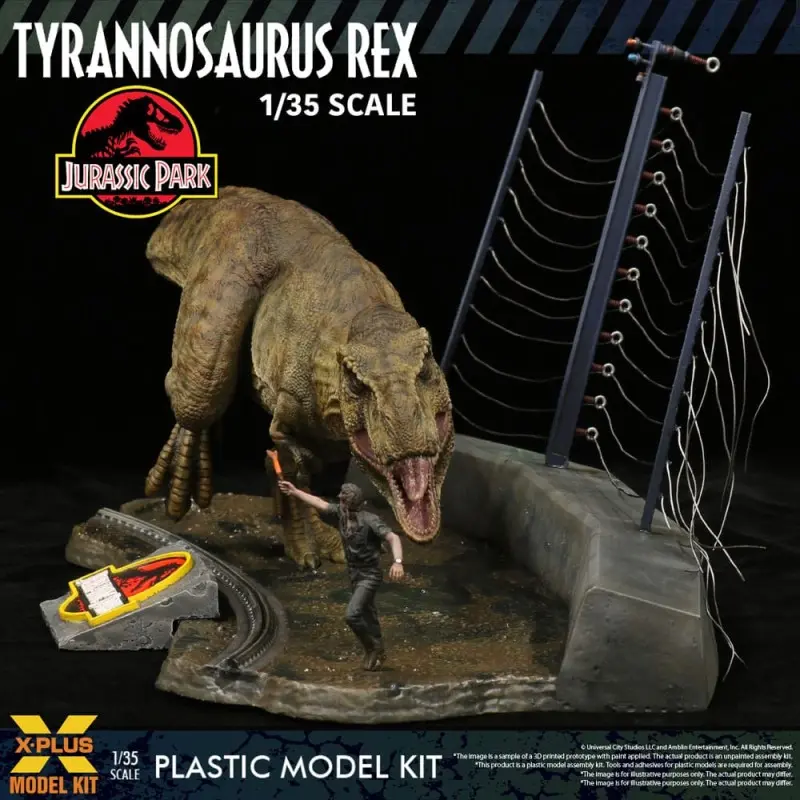 Jurassic Park figurine Plastic Model Kit 1/35 Tyrannosaurus Rex 42 cm | 4532149023917