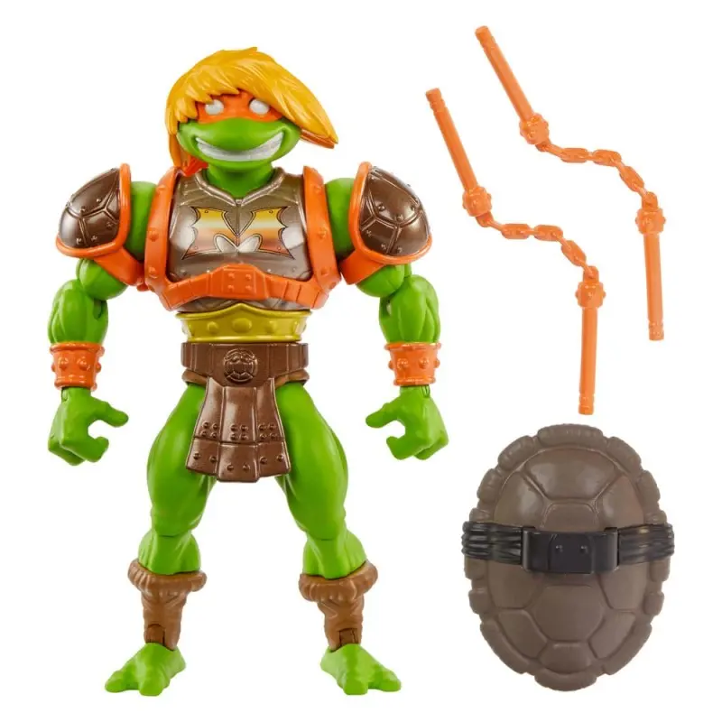 MOTU x TMNT: Turtles of Grayskull figurine Michelangelo 14 cm | 0194735190027