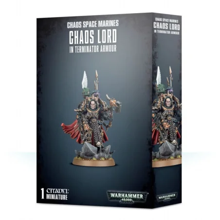 Jeu : Warhammer 40,000 - Chaos Space Marines : Seigneur Du Chaos En Armure Terminatoréditeur : Games Workshop Jeu : Warhammer 40,000 - Chaos Space Marines : Seigneur Du Chaos En Armure Terminatoréditeur : Games Workshop