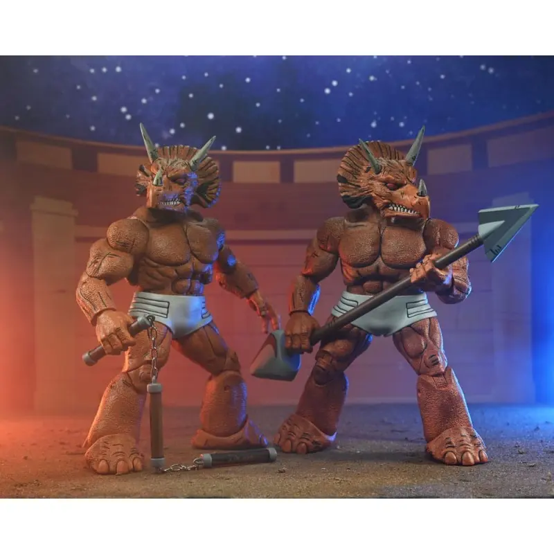 Tortues Ninja (Mirage Comics) figurine Triceraton Gladiator 21 cm | 0634482544365