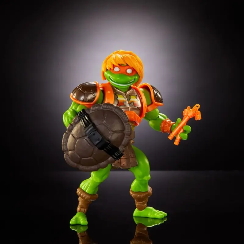 MOTU x TMNT: Turtles of Grayskull figurine Michelangelo 14 cm | 0194735190027