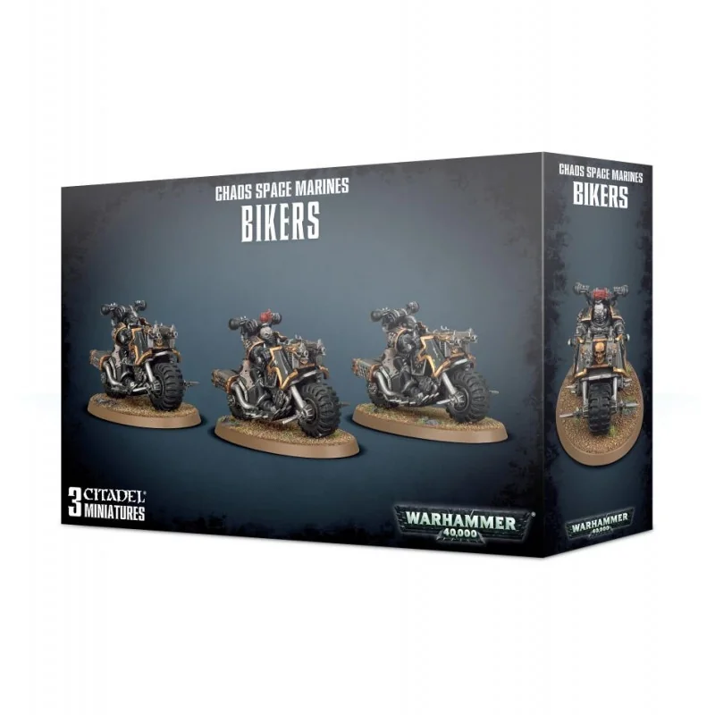 Game: Warhammer 40,000 - Chaos Space Marines: Chaos Bikers

Publisher: Games Workshop