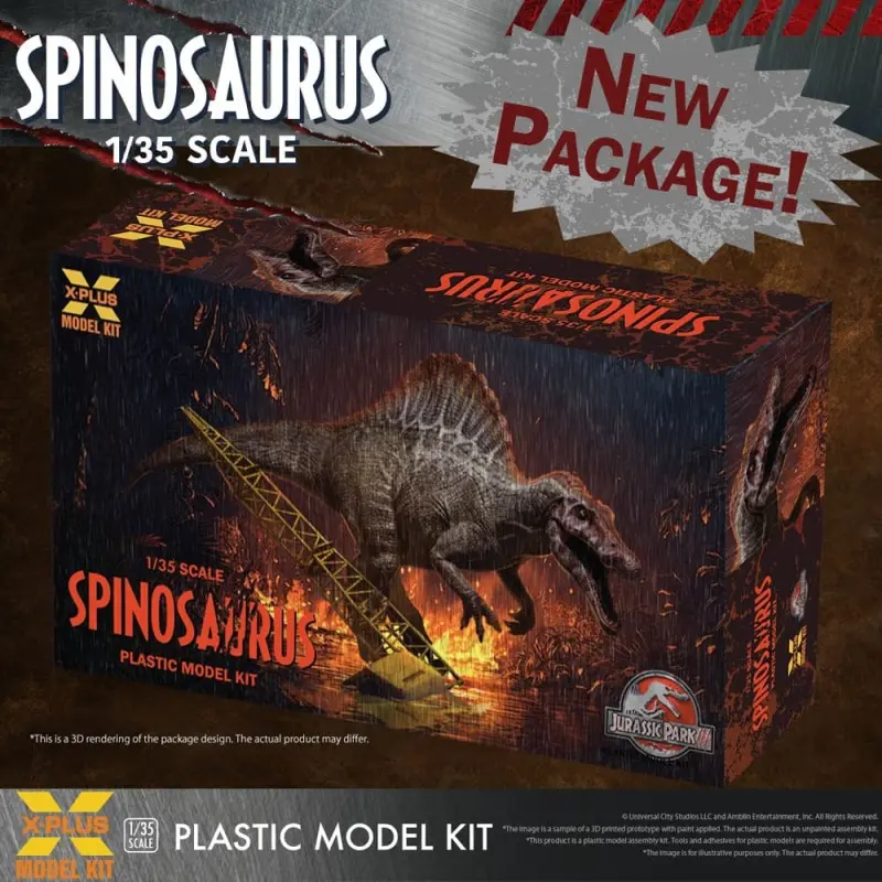 Jurassic Park III figurine Plastic Model Kit 1/35 Spinosaurus 41 cm | 4532149023924