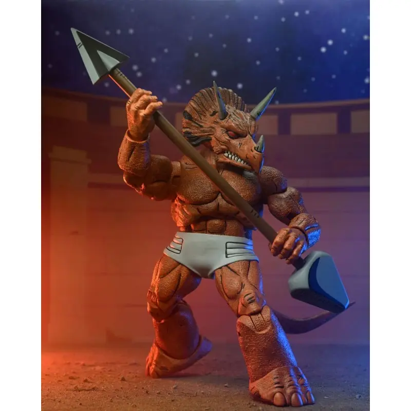 Tortues Ninja (Mirage Comics) figurine Triceraton Gladiator 21 cm | 0634482544365