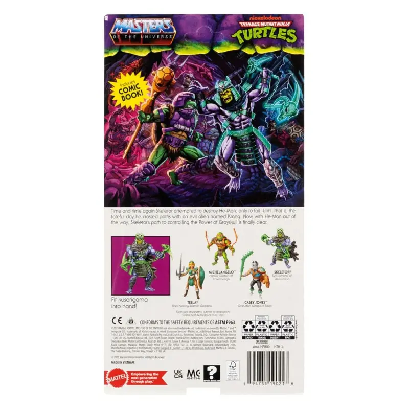 MOTU x TMNT: Turtles of Grayskull figurine Skeletor 14 cm | 0194735190218