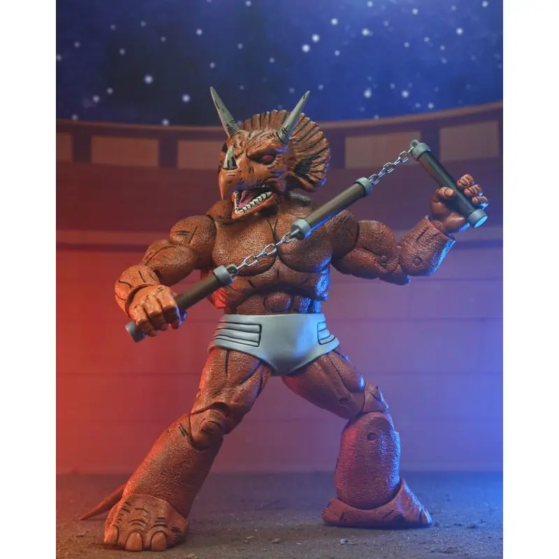 Tortues Ninja (Mirage Comics) figurine Triceraton Gladiator 21 cm | 0634482544365