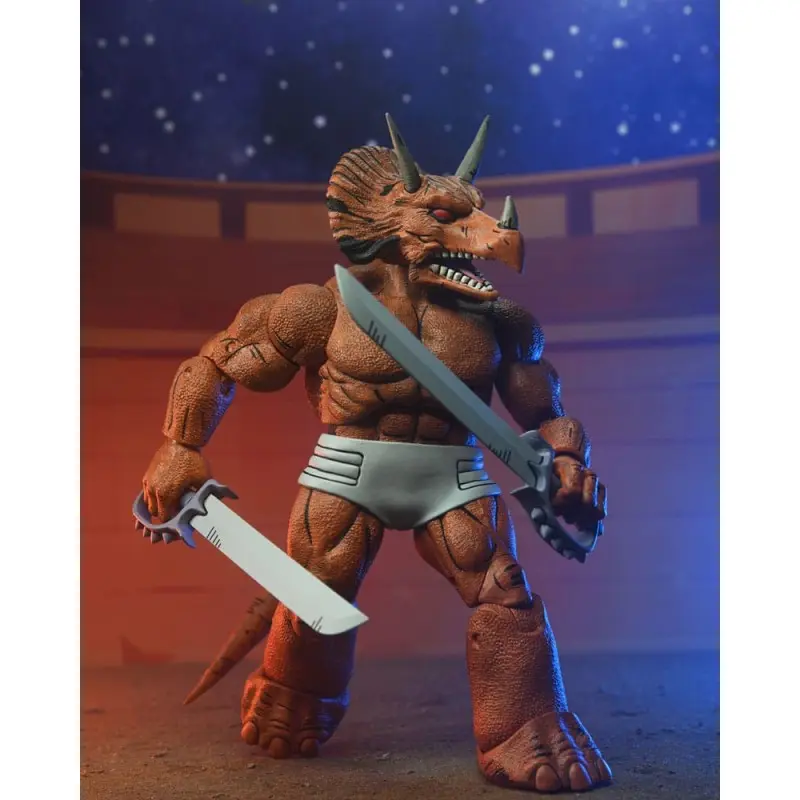Tortues Ninja (Mirage Comics) figurine Triceraton Gladiator 21 cm | 0634482544365