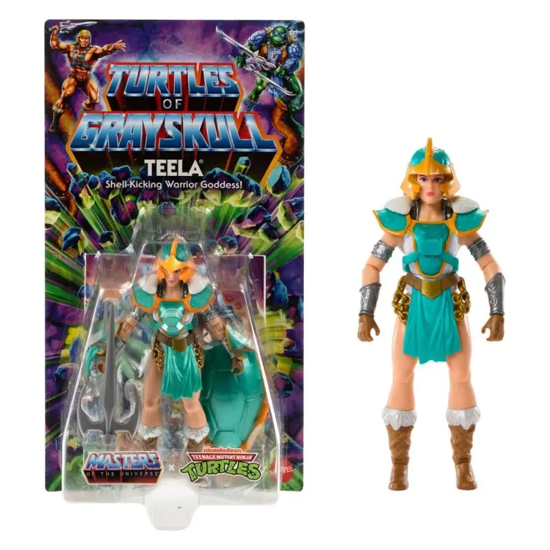 MOTU x TMNT: Turtles of Grayskull figurine Teela 14 cm | 0194735190065