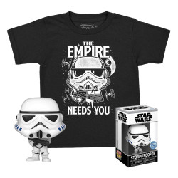 Produit : Star Wars Funko POP! & Tee set figurine et T-Shirt Stormtrooper : The Empire needs You !
Marque : Funko