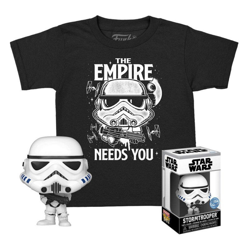 Produit : Star Wars Funko POP! & Tee set figurine et T-Shirt Stormtrooper : The Empire needs You !
Marque : Funko