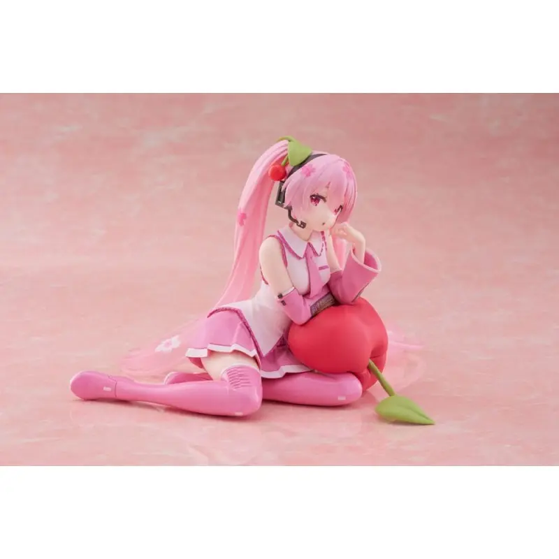 Hatsune Miku statuette PVC Desktop Cute Figure Sakura Miku Cherry Cushion Ver. 13 cm      | 0840342402977