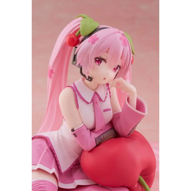 Hatsune Miku statuette PVC Desktop Cute Figure Sakura Miku Cherry Cushion Ver. 13 cm      | 0840342402977