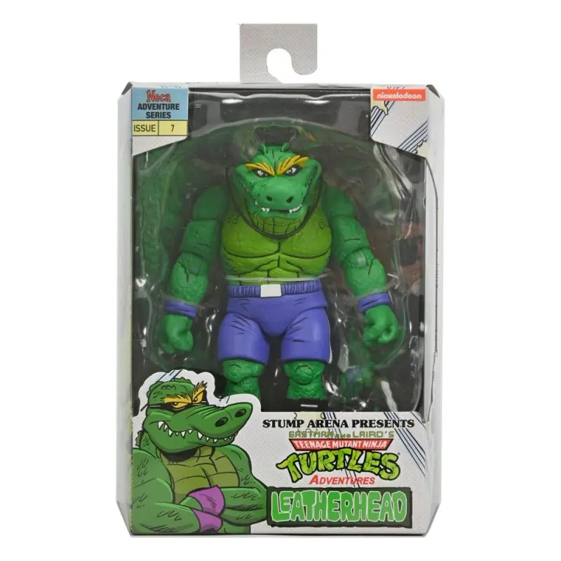 Tortues Ninja (Archie Comics) figurine Stump Wrestling Leatherhead 18 cm | 0634482544655