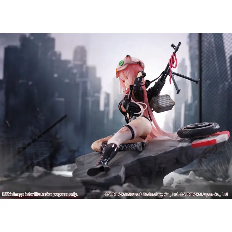 Girls' Frontline statuette PVC SHIBUYA SCRAMBLE FIGURE 1/7 UKM-2000 Gale Lightning -Wounded Ver.- 20 cm | 4580769940312