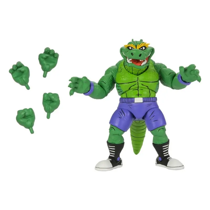 Tortues Ninja (Archie Comics) figurine Stump Wrestling Leatherhead 18 cm | 0634482544655