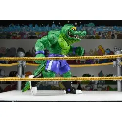 Tortues Ninja (Archie Comics) figurine Stump Wrestling Leatherhead 18 cm | 0634482544655