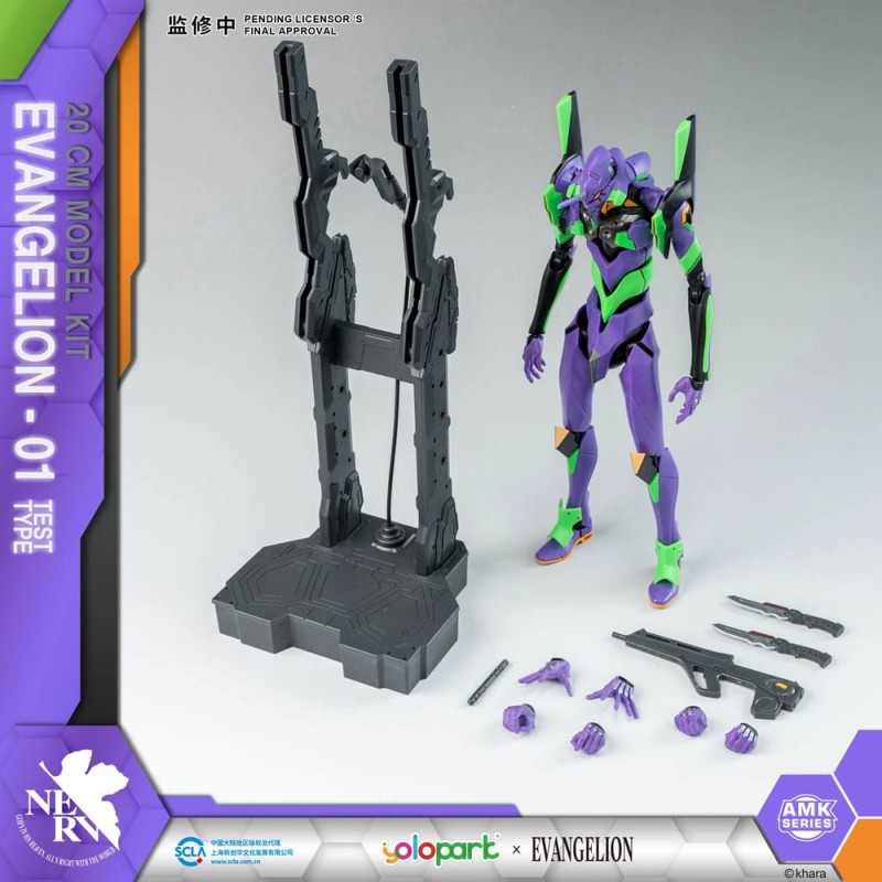 Neon Genesis Evangelion figurine Plastic Model Kit AMK Series Eva-01 20 cm    