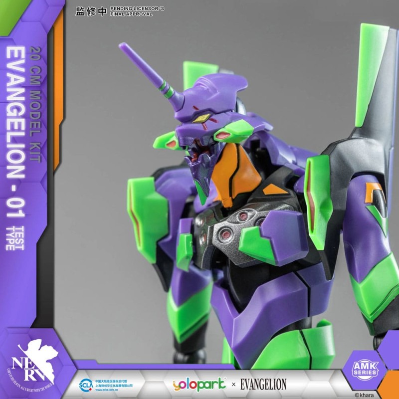 Neon Genesis Evangelion figurine Plastic Model Kit AMK Series Eva-01 20 cm    
