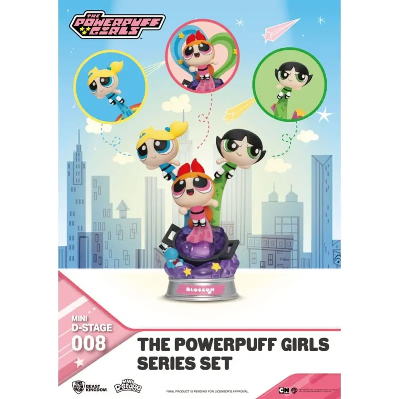 The Powerpuff Girls statuettes Mini Diorama Stage The Powerpuff Girls Series Set 12 cm | 4711385245707