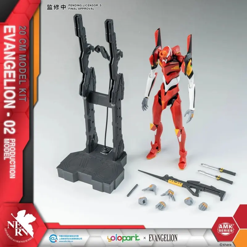 Neon Genesis Evangelion figurine Plastic Model Kit AMK Series Eva-02 20 cm     | 4897131751736