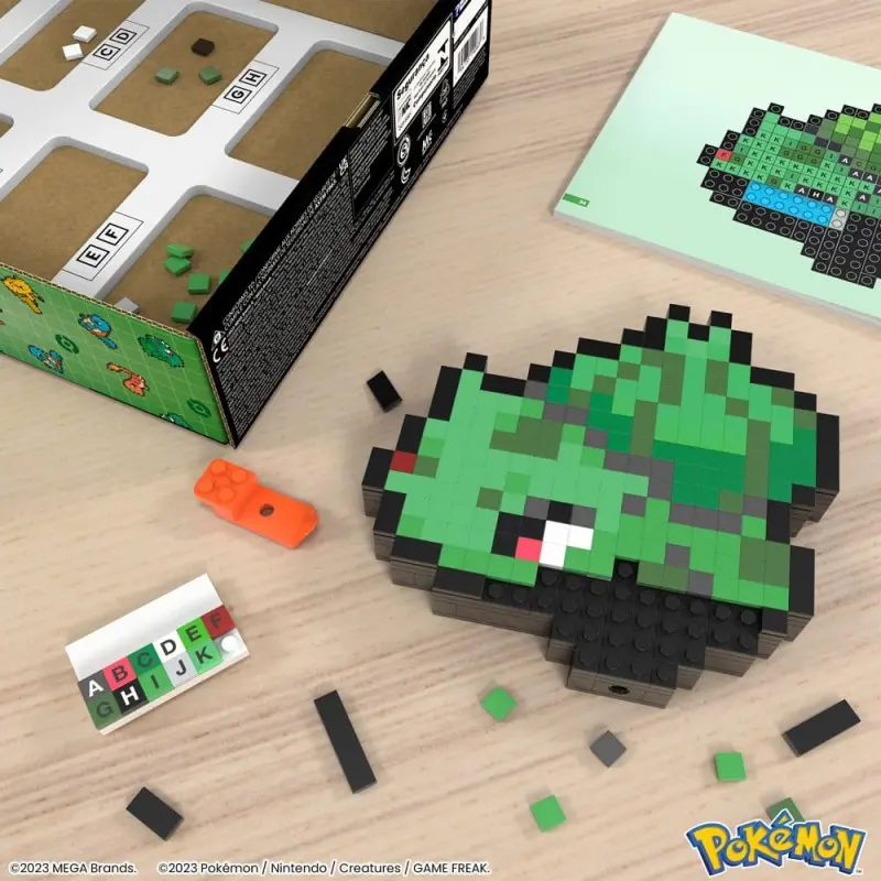 Pokémon jeu de construction MEGA Bulbizarre Pixel Art | 0194735190836