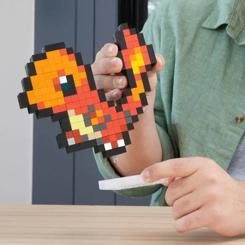 Pokémon jeu de construction MEGA Salaméche Pixel Art | 0194735190799