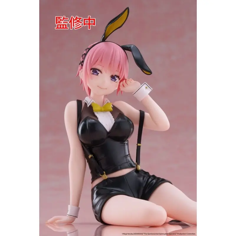 The Quintessential Quintuplets 3 statuette PVC Desktop Cute Figure Ichika Nakano Bunny Ver. 13 cm      | 0840342403387