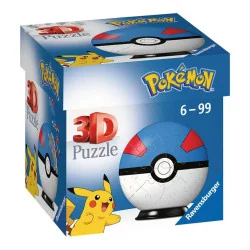 Pokémon - Puzzel 3D Bal 54 p - Super Ball | 4005556112654