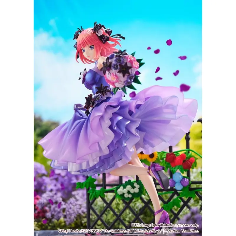 The Quintessential Quintuplets: The Movie statuette PVC 1/7 Nino Nakano Floral Dress Ver. 25 cm | 4580769941005