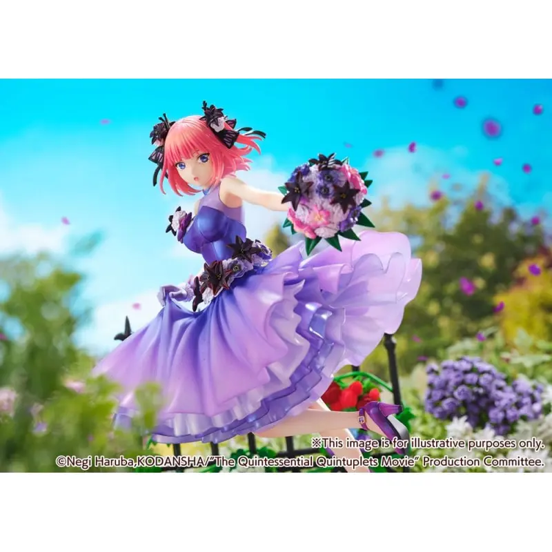 The Quintessential Quintuplets: The Movie statuette PVC 1/7 Nino Nakano Floral Dress Ver. 25 cm | 4580769941005