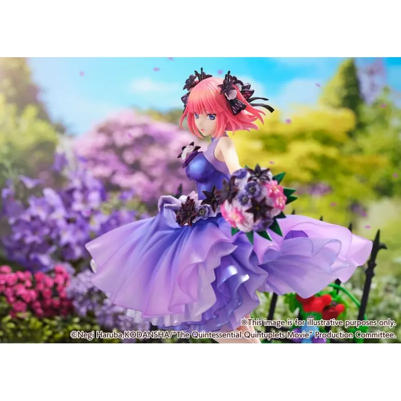 The Quintessential Quintuplets: The Movie statuette PVC 1/7 Nino Nakano Floral Dress Ver. 25 cm | 4580769941005