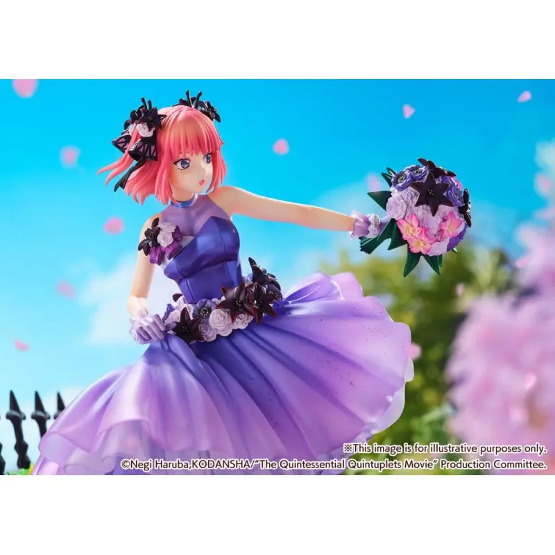 The Quintessential Quintuplets: The Movie statuette PVC 1/7 Nino Nakano Floral Dress Ver. 25 cm | 4580769941005