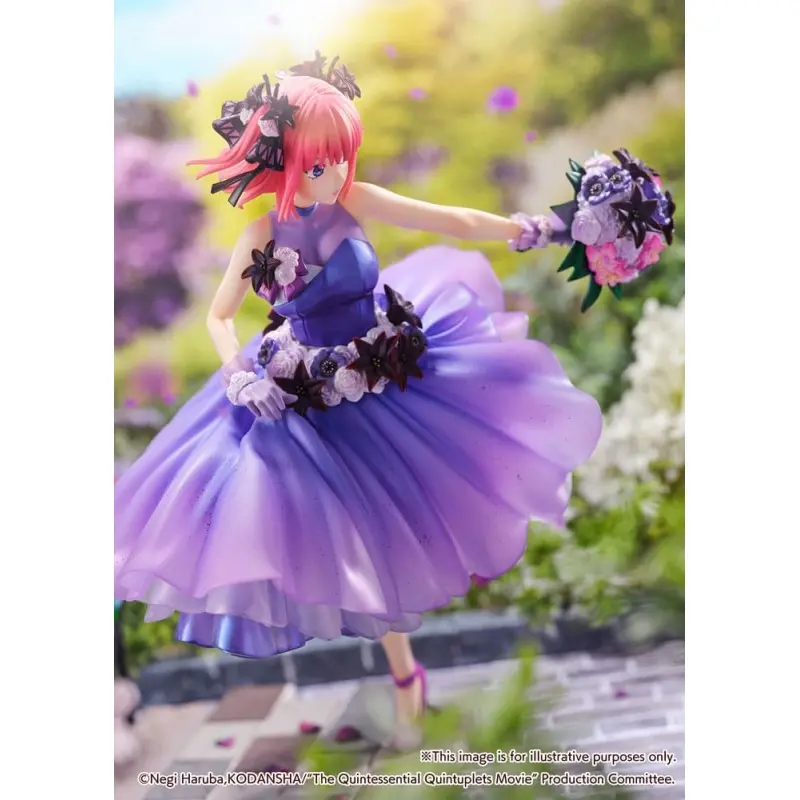 The Quintessential Quintuplets: The Movie statuette PVC 1/7 Nino Nakano Floral Dress Ver. 25 cm | 4580769941005