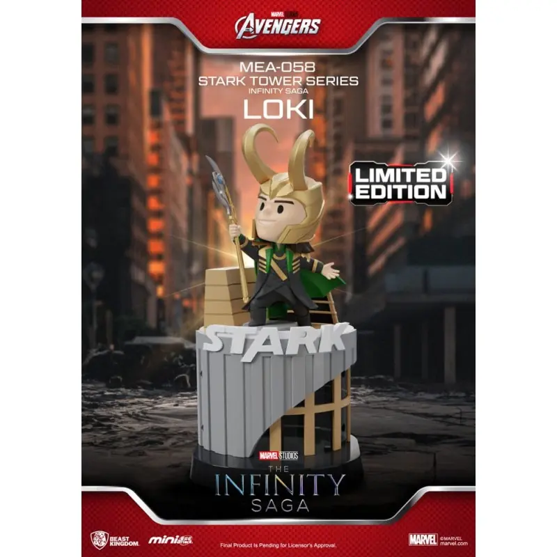 Marvel figurine Mini Egg Attack The Infinity Saga Stark Tower series Tony Stark & Mark VII suit pod mod 12 cm | 4711203459545