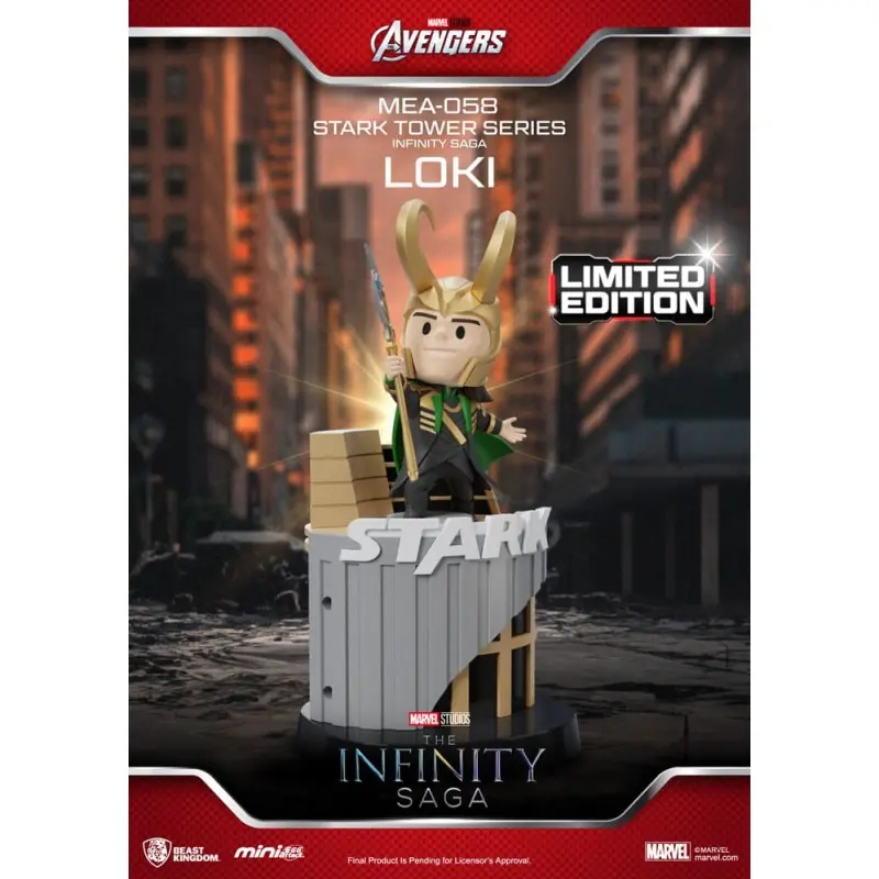 Marvel figurine Mini Egg Attack The Infinity Saga Stark Tower series Tony Stark & Mark VII suit pod mod 12 cm | 4711203459545